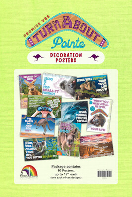 Turnabout Pointe VBS Decoration Posters (pk of 10)