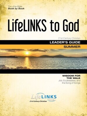 Summer LifeLINKS Adult Year 2 Leader's Guide - Wisdom for the Walk (Job, Ecclesiastes, Song of Songs)
