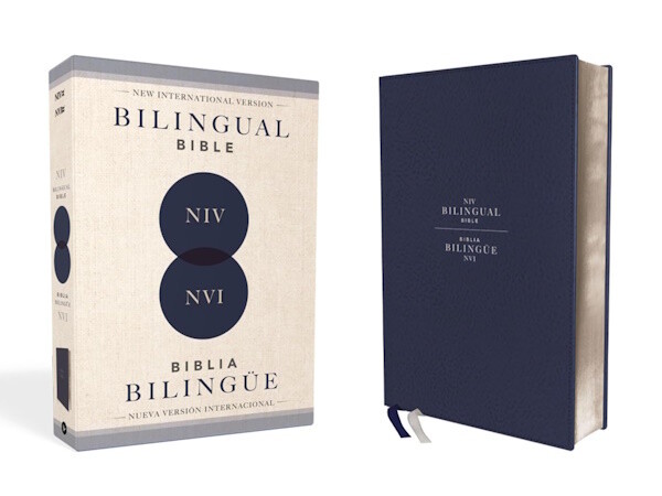 NIV/NVI 2022 Bilingual Bible, Leathersoft, Navy