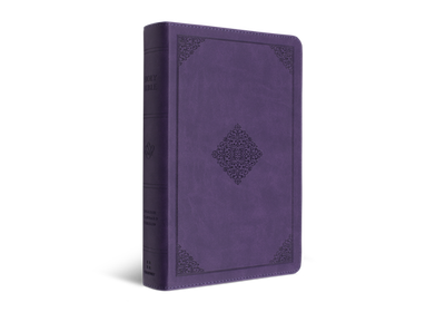 ESV Large Print Personal Size Bible, TruTone®, Lavender, Ornament Design