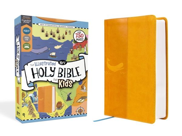 NIrV, The Illustrated Holy Bible for Kids, Leathersoft, Yellow NIrV, The Illustrated Holy Bible for Kids, Leathersoft, Yellow