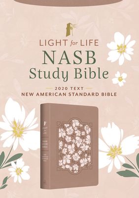 NASB '20 Light for Life Study Bible, Flexible DiCarta, Blush Bouquet