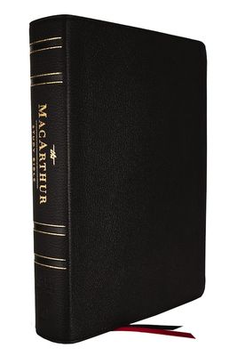 NASB '95 MacArthur Study Bible, 2nd Edition, Genuine Leather, Black