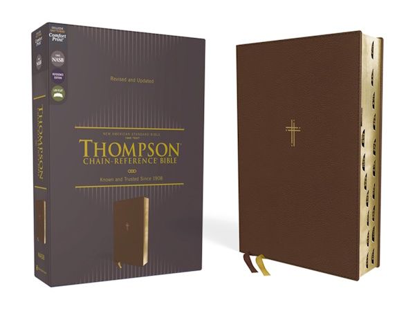 NASB '95 Thompson Chain Reference Bible, Leathersoft, Brown, Indexed