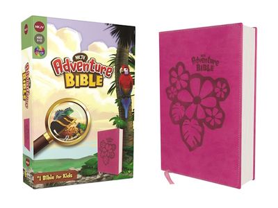 NKJV Adventure Bible, Full Color, Leathersoft, Pink