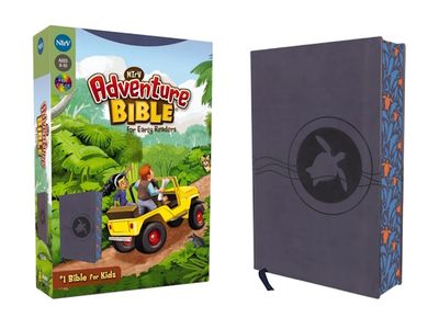 NIrV Adventure Bible for Early Readers Full Color, Leathersoft, Blueberry