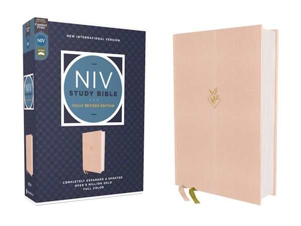 NIV Study Bible (Revised Edition), Cloth over Board, Pink