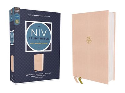 NIV Study Bible (Revised Edition), Cloth over Board, Pink