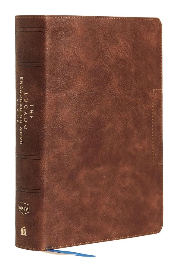 NKJV Lucado Encouraging Word Bible, Leathersoft, Brown, Indexed NKJV Lucado Encouraging Word Bible, Leathersoft, Brown, Indexed