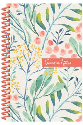 Sermon Notes Journal - Floral