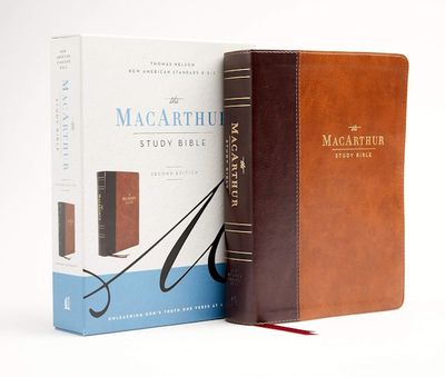 NASB '95 MacArthur Study Bible, 2nd Edition, Leathersoft, Brown