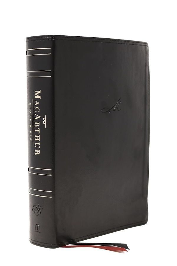 ESV MacArthur Study Bible, 2nd Edition, Leathersoft, Black, Indexed