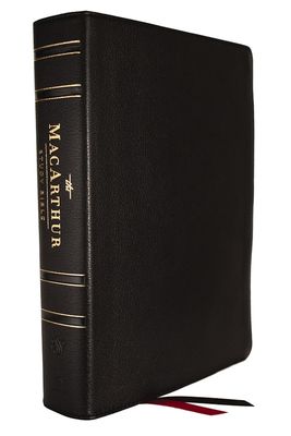 ESV MacArthur Study Bible, 2nd Edition, Genuine Leather, Black