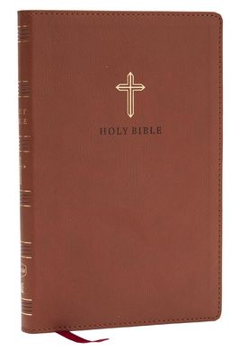 NKJV Ultra Thinline Bible, Leathersoft, Brown