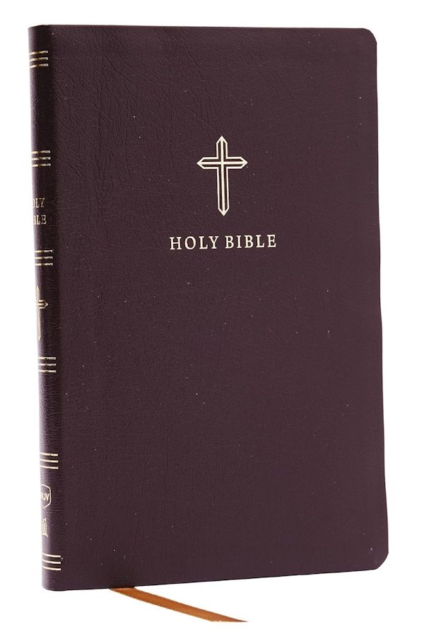 NKJV Ultra Thinline Bible, Bonded Leather, Burgundy