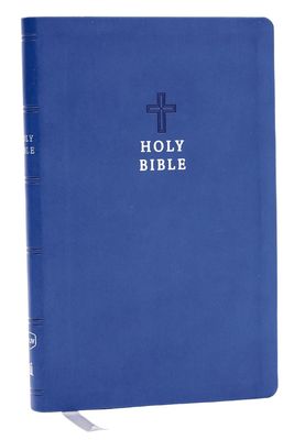 NKJV Value Ultra Thinline Bible, Leathersoft, Blue