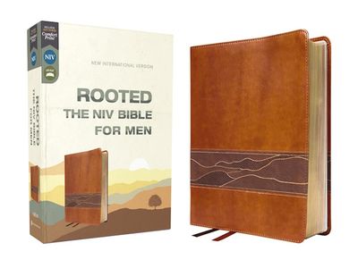 NIV Rooted Bible for Men, Leathersoft, Brown