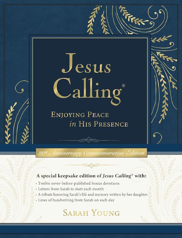 Jesus Calling: Enjoying Peace in His Presence, Commemorative Edition