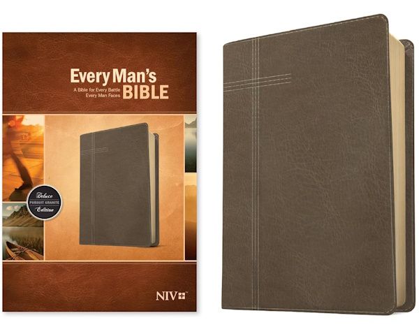 NIV Every Man's Bible, Leathersoft, Granite