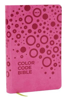 NKJV Color Code Bible for Kids, Leathersoft, Pink NKJV Color Code Bible for Kids, Leathersoft, Pink
