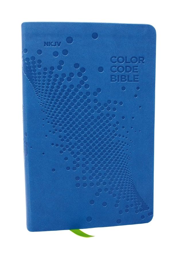 NKJV Color Code Bible for Kids, Leathersoft, Blue NKJV Color Code Bible for Kids, Leathersoft, Blue