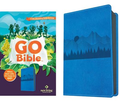 NLT Go Bible for Kids, LeatherLike, Blue Mountains