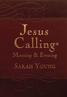 Jesus Calling: Morning & Evening, Leathersoft Hardcover, Brown