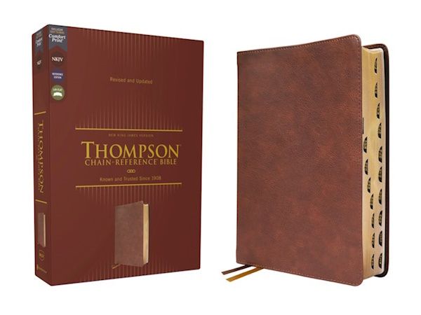 NKJV Thompson Chain Reference Bible, Leathersoft, Brown, Indexed NKJV Thompson Chain Reference Bible, Leathersoft, Brown, Indexed