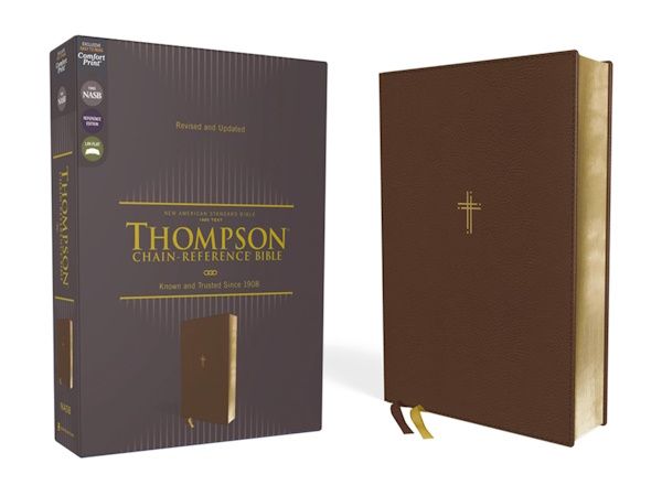 NASB '95 Thompson Chain Reference Bible, Leathersoft, Brown