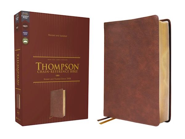 NKJV Thompson Chain Reference Bible, Leathersoft, Brown