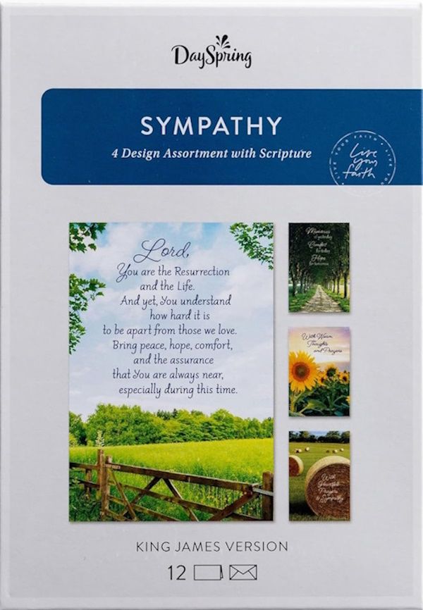 Boxed Cards - Sympathy - Rural Scenes (KJV)