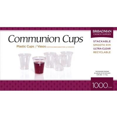 Broadman Disposable Plastic Communion Cups (Box of 1,000) 1-3/8 Inches Deep Broadman Disposable Plastic Communion Cups (Box of 1,000) 1-3/8 Inches Deep