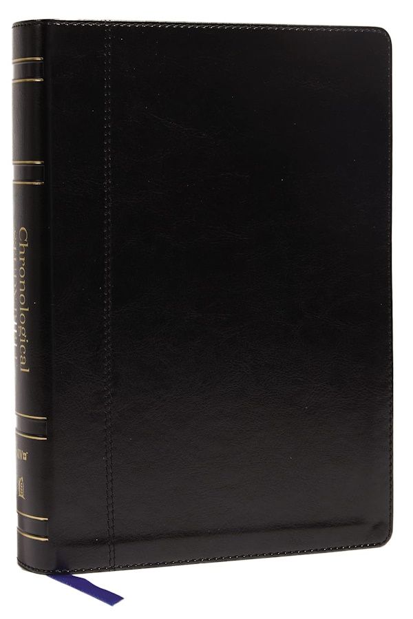 NIV Chronological Study Bible, Leathersoft, Black