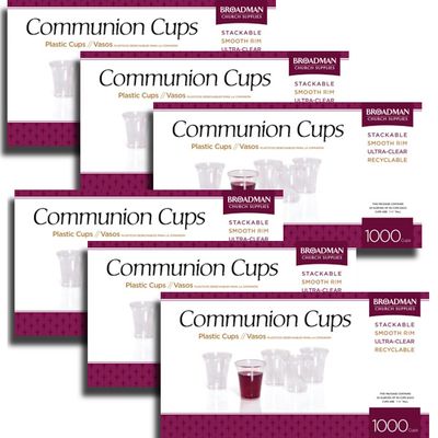 Broadman Disposable Plastic Communion Cups (CASE OF 6,000) 1-3/8 Inches Deep Broadman Disposable Plastic Communion Cups (CASE OF 6,000) 1-3/8 Inches Deep