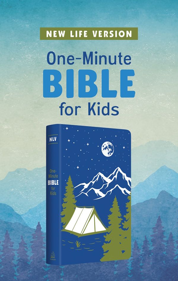 NLV One-Minute Bible for Kids, Flexible DiCarta, Mountain Camp
