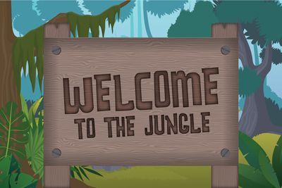 i love vbs jungle themed c lip art Untangled VBS Jungle Theme Posters (pk of 10)