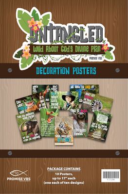 Untangled VBS Decoration Posters  (pk of 10) Untangled VBS Decoration Posters  (pk of 10)