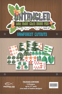 Untangled VBS Rainforest Cutouts (pk of 12)
