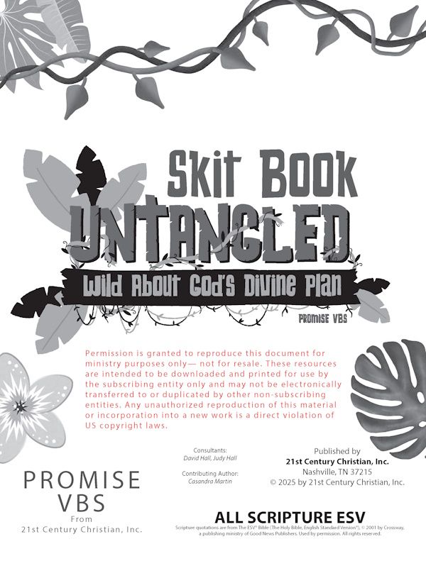 Untangled VBS Skit/Drama Book Download Untangled VBS Skit/Drama Book Download