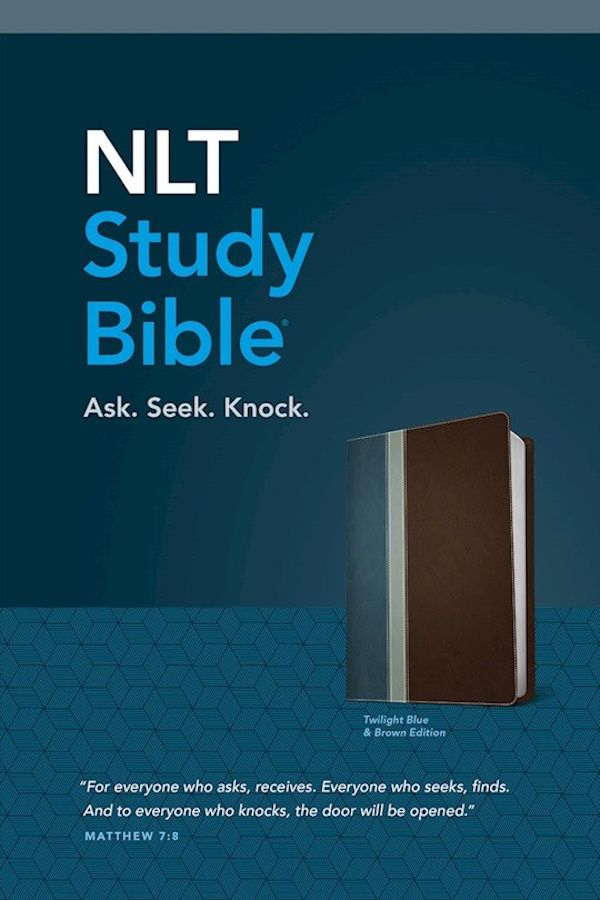NLT Study Bible, TuTone, Twilight Blue/Brown NLT Study Bible, TuTone, Twilight Blue/Brown
