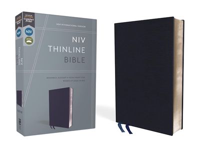 NIV Thinline Bible, Bonded Leather, Navy NIV Thinline Bible, Bonded Leather, Navy