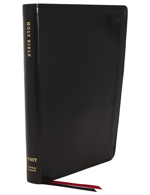 NET Thinline Bible, Leathersoft, Black