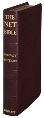 NET Compact Bible, Bonded Leather, Burgundy NET Compact Bible, Bonded Leather, Burgundy