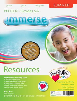 Summer Immerse PreTeen Resources Summer Immerse PreTeen Resources