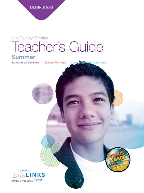 Summer LifeLINKS Middle School Teacher's Guide