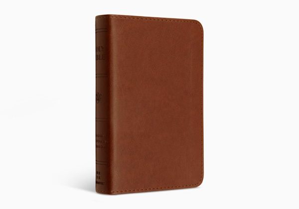 ESV Pocket Bible, TruTone, Chestnut