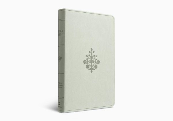 ESV Large Print Value Thinline Bible, TruTone, River Stone, Branch Design
