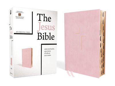 NIV Jesus Bible, Leathersoft over Board, Pink, Indexed NIV Jesus Bible, Leathersoft over Board, Pink, Indexed