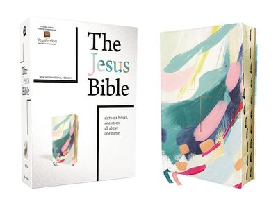 NIV Jesus Bible, Leathersoft, Multi-color/Teal, Indexed NIV Jesus Bible, Leathersoft, Multi-color/Teal, Indexed
