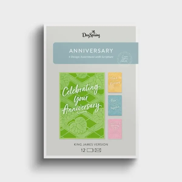 Boxed Cards - Anniversary - Pastels (KJV)